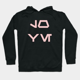 Aurebesh LOVE Millennial Pink Hoodie